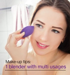 Make-up tips:  1 blender with multi usages